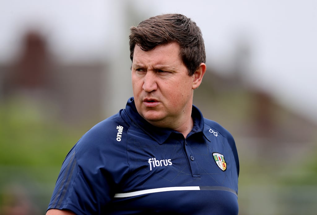 Antrim manager Darren Gleeson. Photograph: Bryan Keane/Inpho