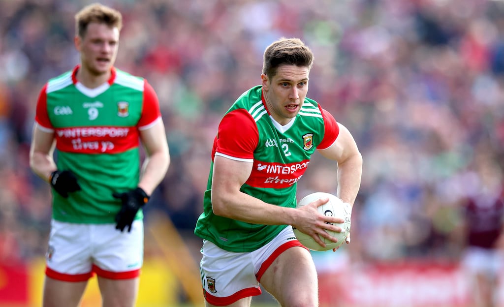 Mayo’s Lee Keegan retires from intercounty football. Photograph: Ryan Byrne/Inpho