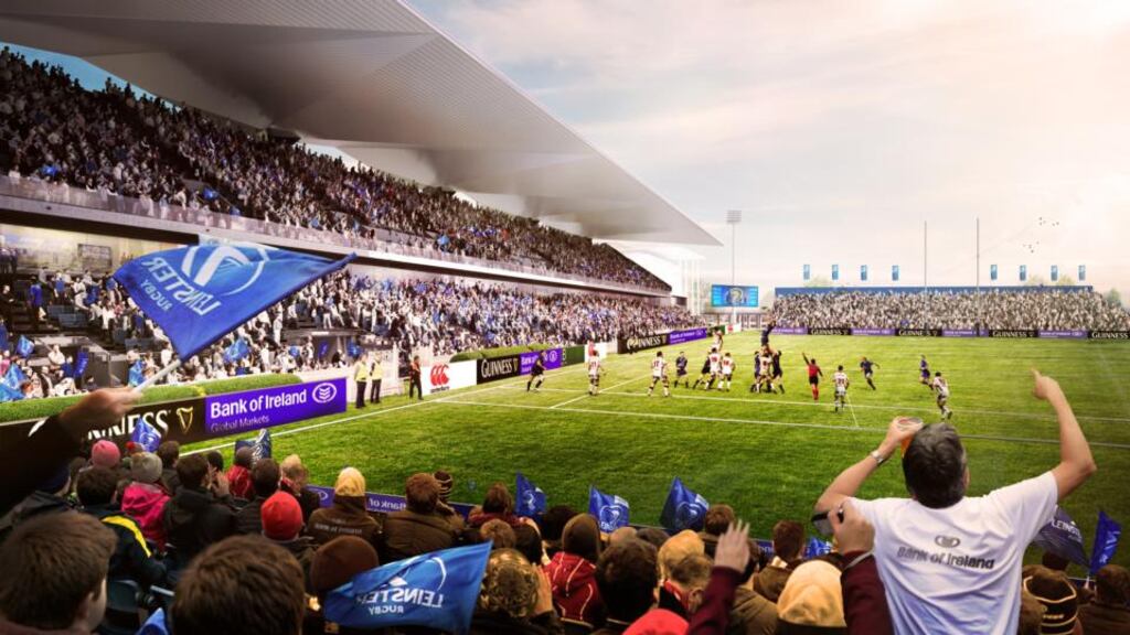 Architect image of the proposed new RDS arena in Ballsbridge, Co Dublin