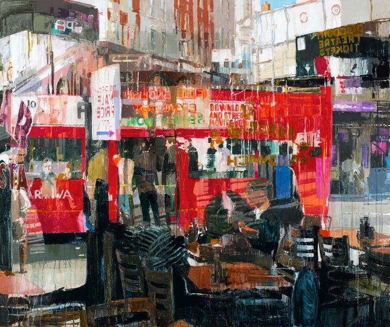 Cafe Window (Leicester Square, London) by Colin Davidson.