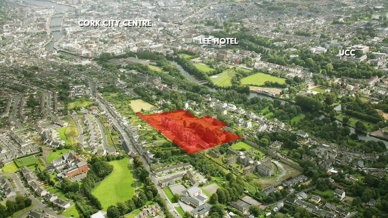 The former Good Shepherd Convent just off Sunday’s Well Road is on an elevated, south-facing site with views over the city and the river Lee