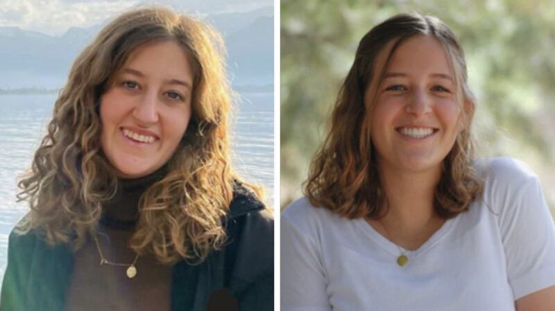 British-Israeli sisters Rina and Maya Zakharan who were killed in a gun attack in the occupied West Bank on Friday. Photograph: PA