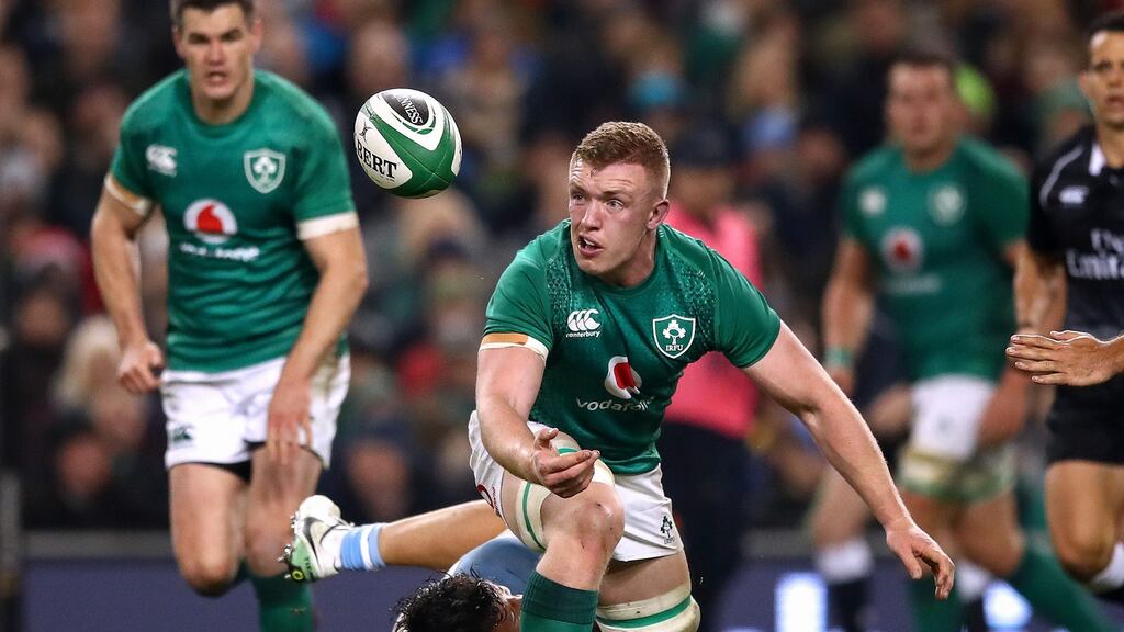 Ireland’s Dan Leavy has returned to the squad for the Six Nations clash with Wales. Photo:James Crombie/Inpho