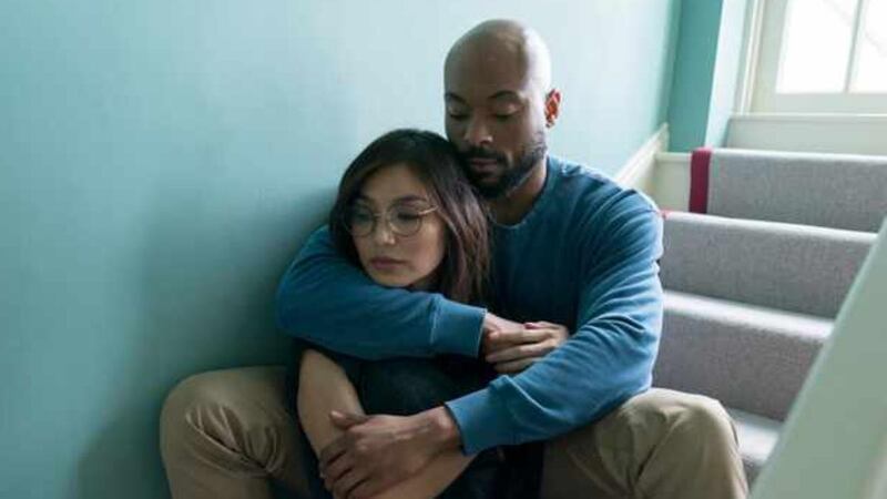 Gemma Chan and Arinzé Kene in I Am Hannah