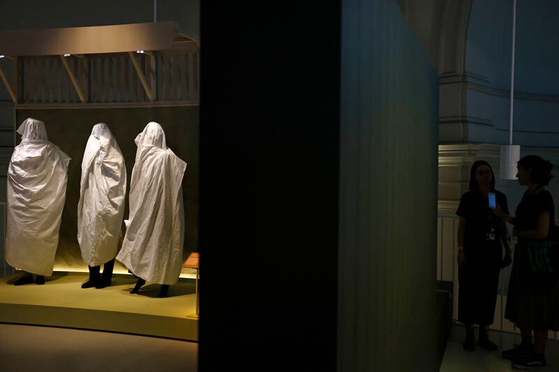 Dress and head tie designed by Carol Achieng and Joice Makokha.