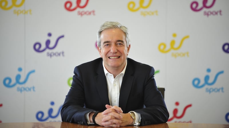 Richard Moat, CEO of Eir: doesn’t see underlying revenues of €666 million as an omen. Photograph: Aidan Crawley