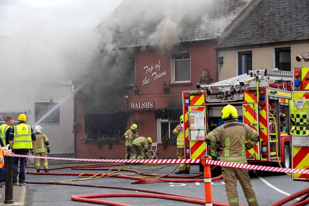 'Two people were taken to Limerick University Hospital as a precaution,' a garda spokeswoman said. Photograph: Press 22