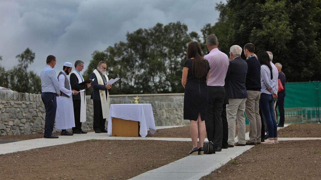 A multi-faith ceremony marks the opening of a non-denominational graveyard in Knockeenduff, Killarney. Photograph: Valerie O’Sullivan