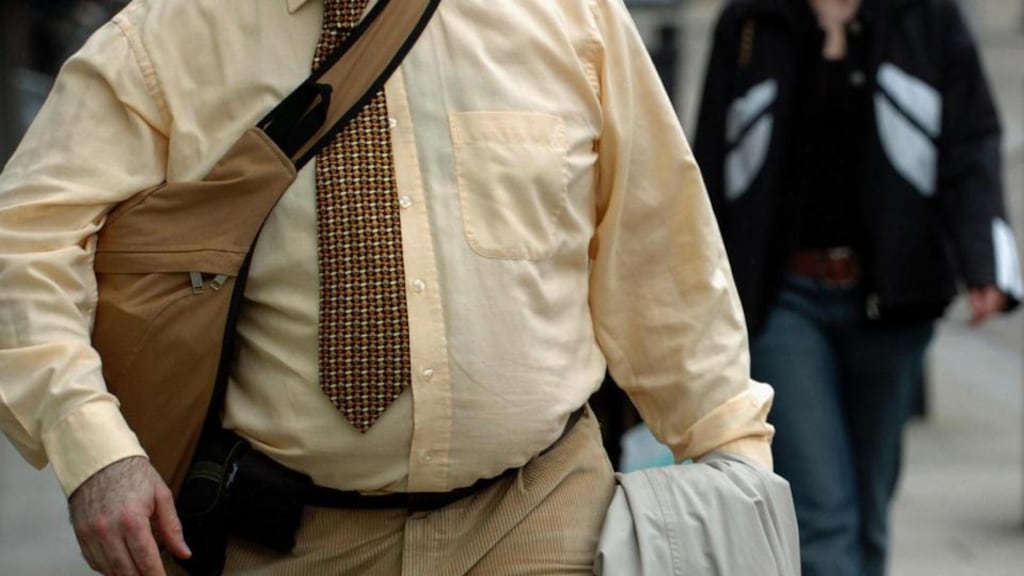 The Irish Longitudinal Study on Ageing showed that almost 80 per cent of Irish people over 50 are either obese or overweight – nature or nurture? Photograph: Press Association.