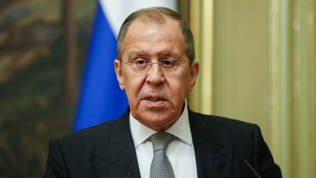 Russian foreign minister Sergei Lavrov. Photograph: YURI Kochetkov/Pool/AFP via Getty