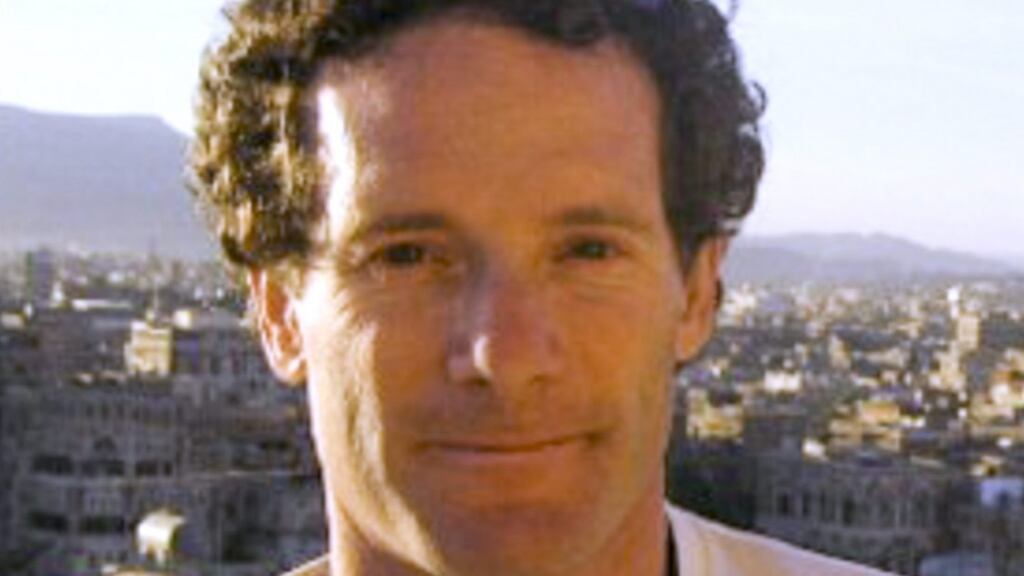 Peter Theo Curtis, a US writer and journalist, who was reportedly released by a militant group in Syria after nearly two years of captivity. Photograph: EPA