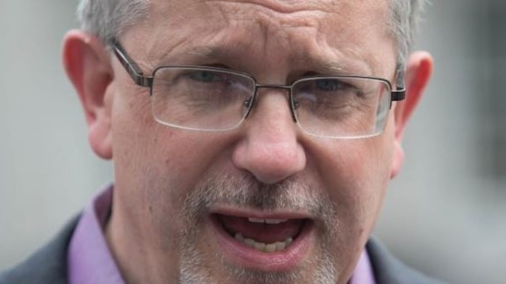 Solidarity TD Mick Barry said the scenes at the UCC this week should make Ministers ‘blush if they had any shame’. File photograph: Gareth Chaney/Collins