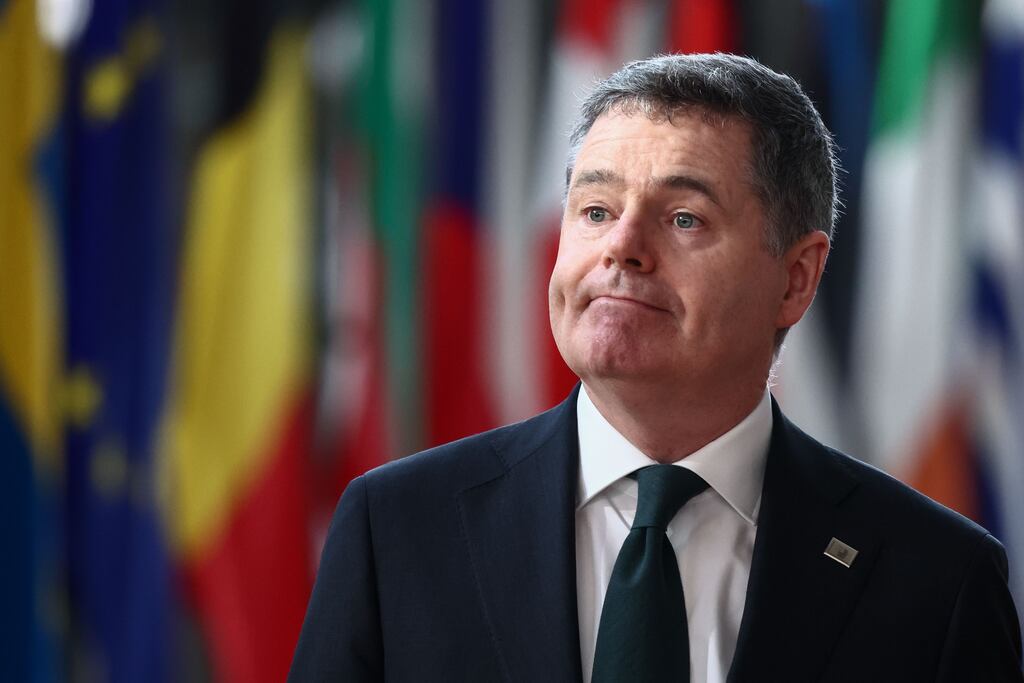 Paschal Donohoe told EU leaders a cross-border EU banking industry would increase the continent’s economic resilience. Photograph: EPA