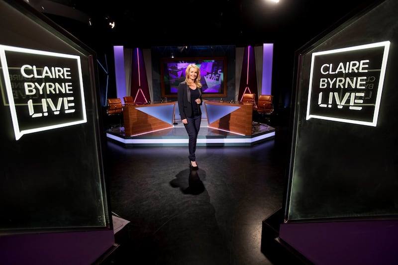 Claire Byrne Live: the RTÉ show returns next week. Photograph: Andres Poveda