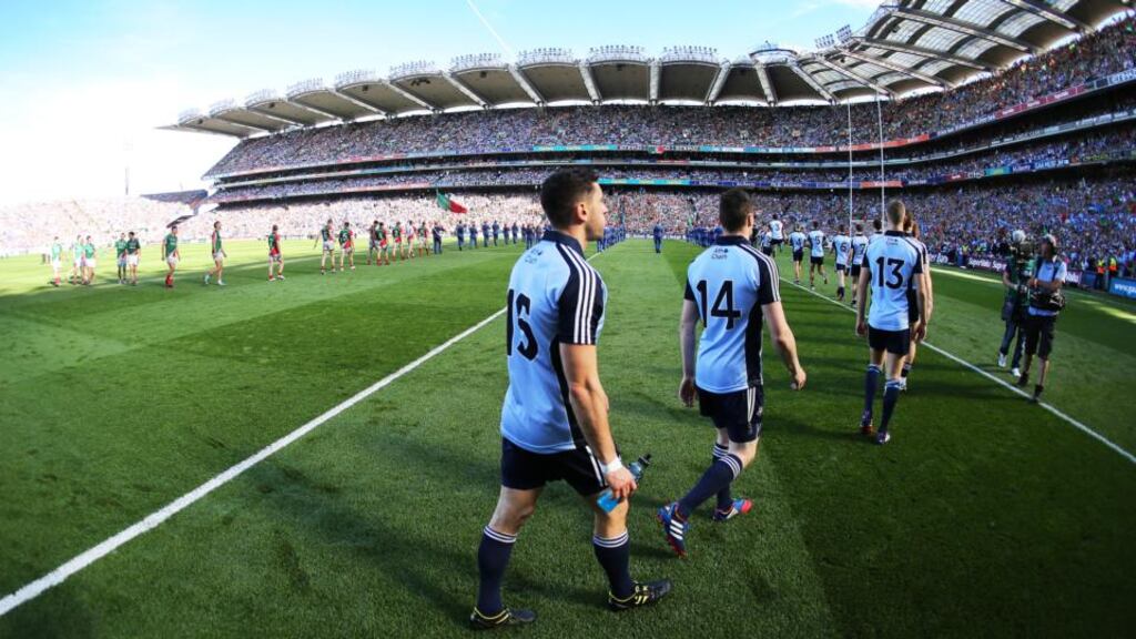 The volume of seated accommodation makes Croke Park a more profitable venue for Dublin footballers’ championship fixtures. Photograph: Cathal Noonan/Inpho