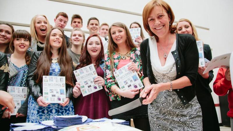 The paintings and sculptures of the National Gallery, which celebrates its 150th anniversary this year, were used as inspiration by 21 transition year students from Scoil Chaitríona in Glasnevin in their graphic fiction anthology, That’s Comical.