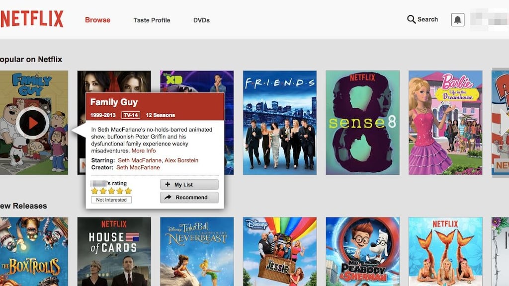 Your account is almost certainly completely unique among Netflix’s 125 million-plus userbase