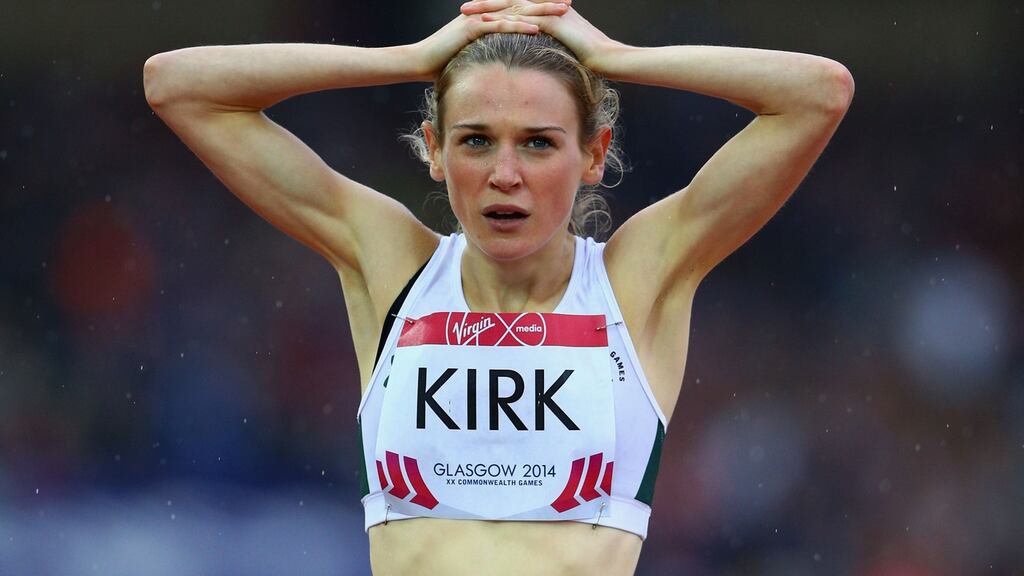 Katie Kirk: was Irish 800 metres champion in 2014, only to find herself struggling with an eating disorder in the five years since. Photo: Cameron Spencer/Getty Images