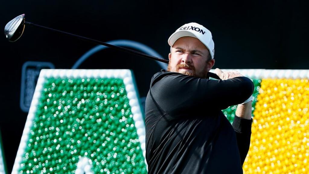 Shane Lowry tees off on the 17th hole during the first round of the Waste Management Phoenix Open at TPC Scottsdale. Photograph: Scott Halleran/Getty Images