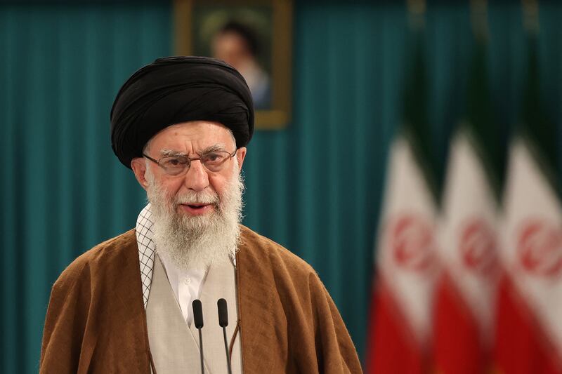 Iran's supreme leader Ayatollah Ali Khamenei. Photograph: Atta Kenare/AFP via Getty Images