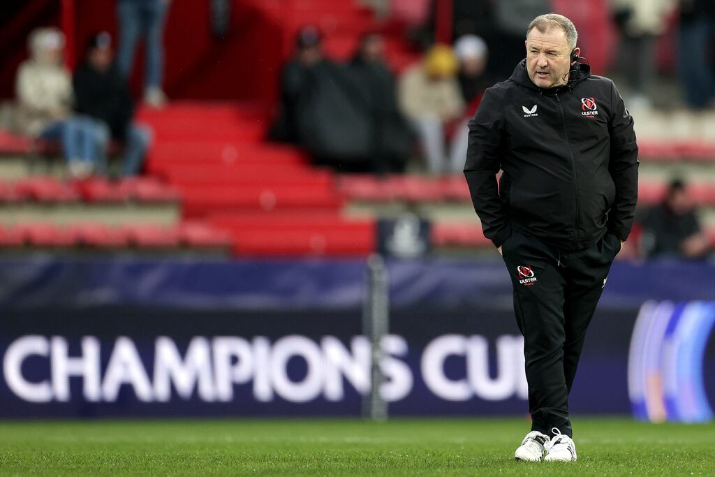 Ulster head coach Richie Murphy has shuffled his deck for the visit of Bordeaux-Beagles. Photograph: Laszlo Geczo/Inpho