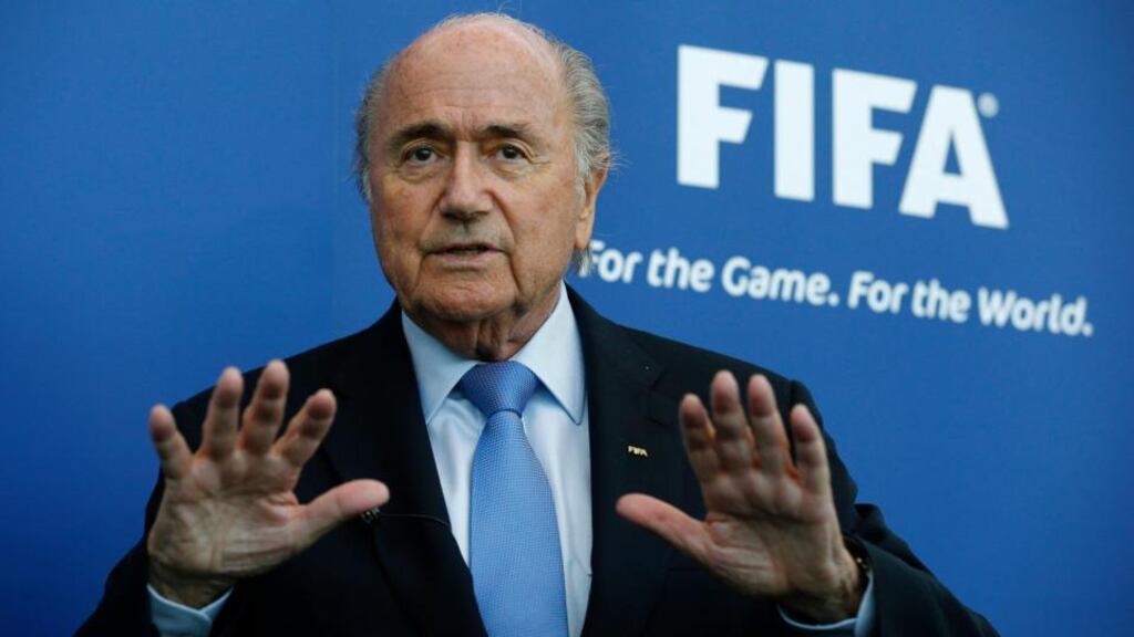 Fifa president Sepp Blatter will recommend to the Fifa executive that the Qatar World Cup dates be changed. Photograph: Arnd Wiegmann/Reuters