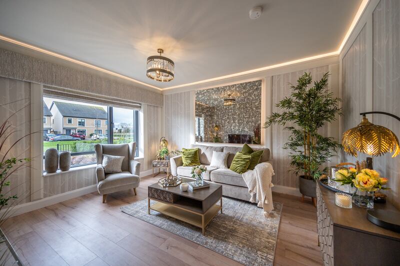 Sitting-room to the front. opening from a long hall.