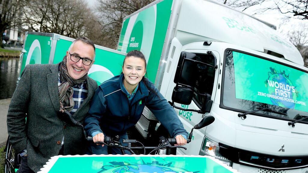 An Post chief executive David McRedmond: “we’ve accelerated our commitment to reduce our carbon footprint by 50% from 2030 to 2025”