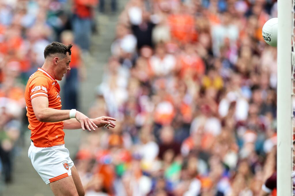 Aaron McKay’s goal was the crucial score in an All-Ireland final where defences were on top. Photograph: Laszlo Geczo/Inpho