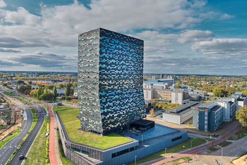 Nexperia's headquarters in Nijmegen, the Netherlands. Photograph: Norbert Voskens/SOPA Images/LightRocket via Getty