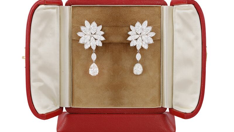 Lot 123, Impressive pair of diamond earclips €45,000-€55,000