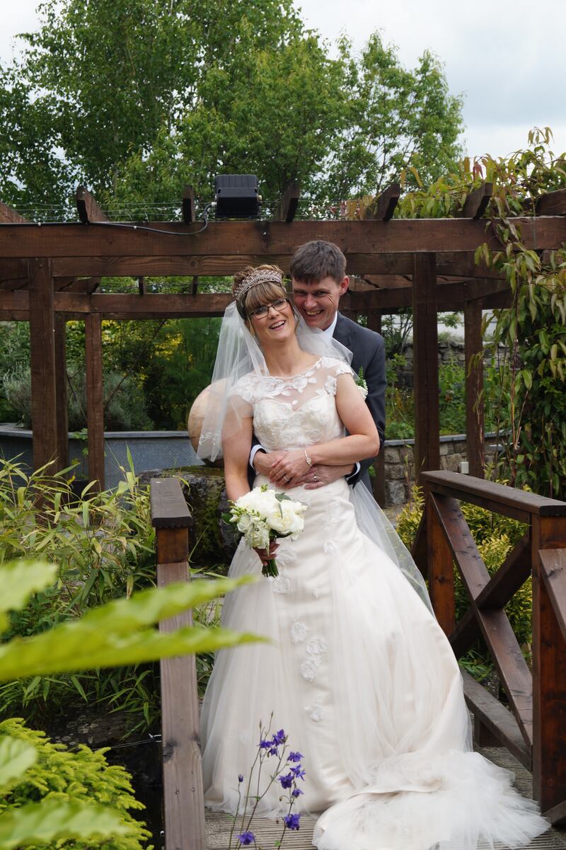 Alan Lacasse and Jen celebrate their wedding