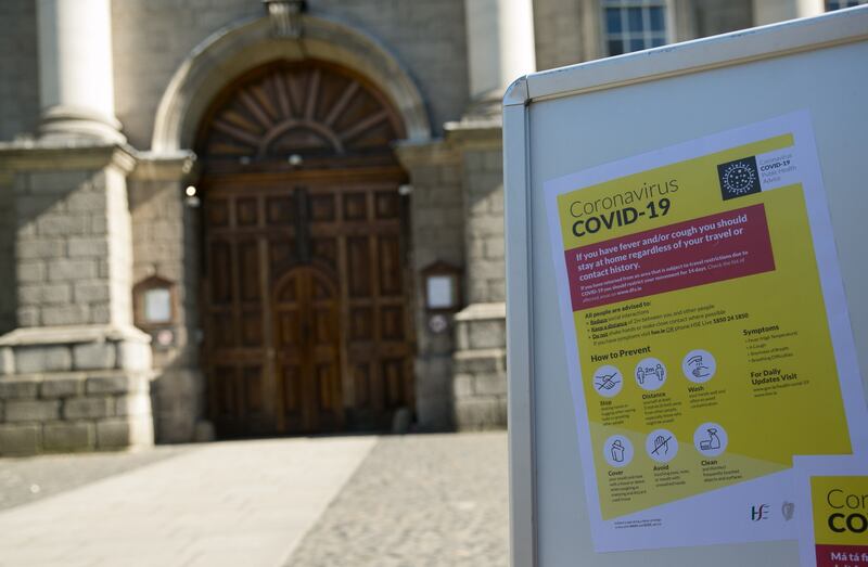Trinity College Dublin has closed due to the spread of coronavirus. Photograph: Gareth Chaney/Collins