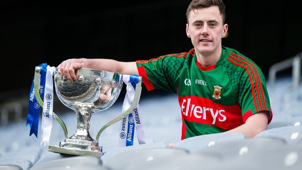 Mayo’s Diarmuid O’Connor at Croke Park: “It’s a new panel this year again, new management – everyone has a clean slate.” Photograph: Cathal Noonan/Inpho