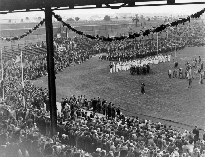 The opening ceremony of the Tailteann Games at Croke Park in Dublin in 1924. Photograph: Sean Sexton/Getty Images