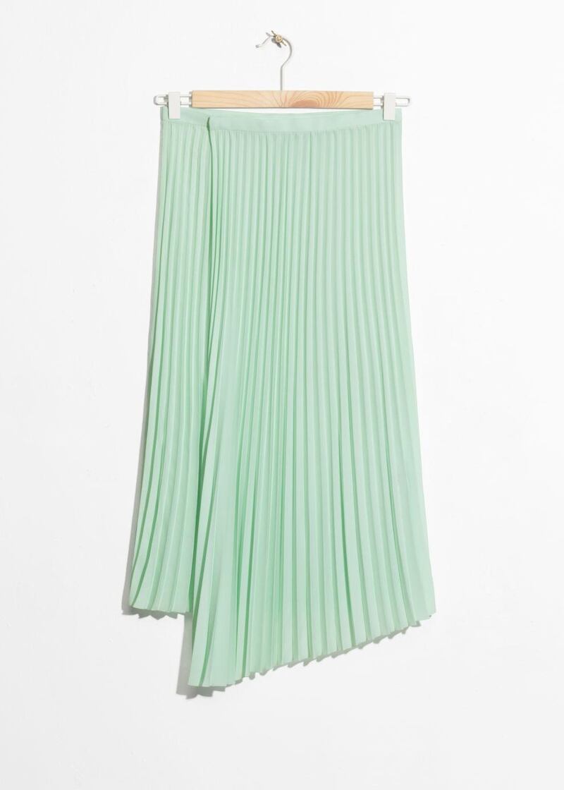 Pleated skirt, €79, + Other Stories