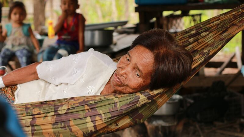 Former Khmer Rouge cadre Tron Kron (72). Photograph: Nevenka Lukin