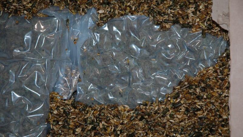 The drugs seized at Dublin Port on Monday. Photograph: Revenue’s Customs Service