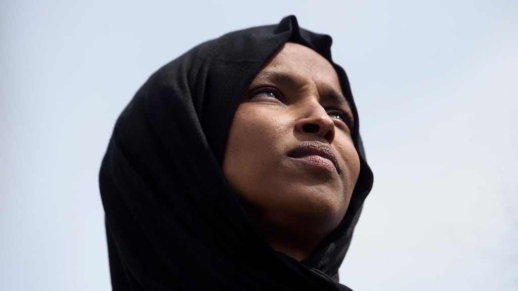 US congresswoman Ilhan Omar discussed the problem of Islamophobia and described “the discomfort of being a second-class citizen” in a speech last month. Photograph: Brendan Smialowski/AFP/AFP/Getty Images