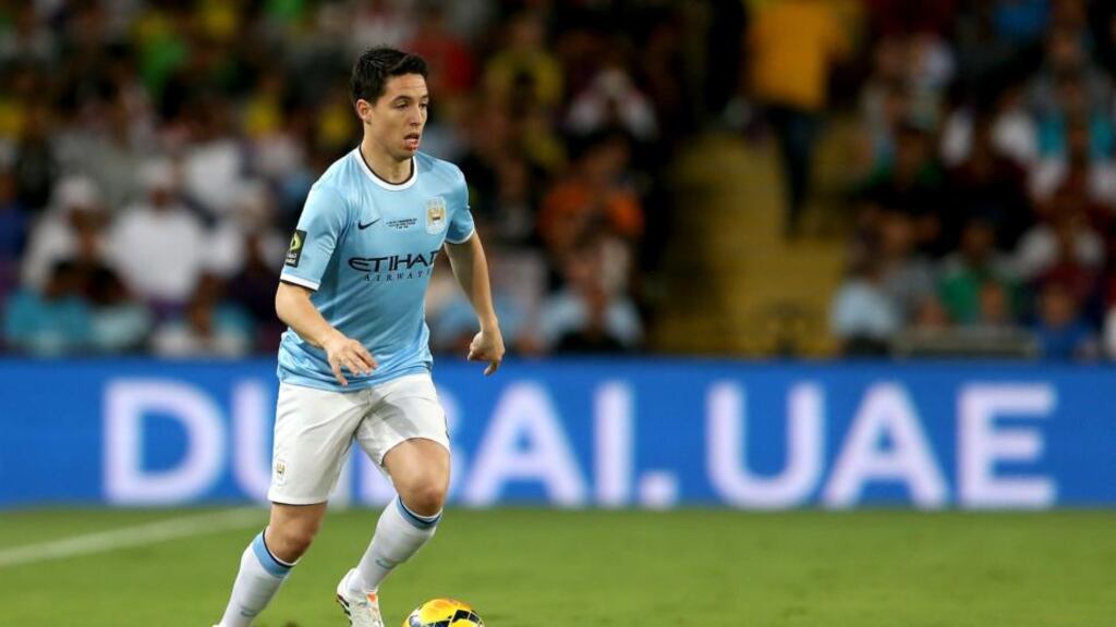 Samir Nasri: left out of the French squad but ready to sign a new long-term deal with Premier League champions Manchester City. Photo: Warren Little/Getty Images