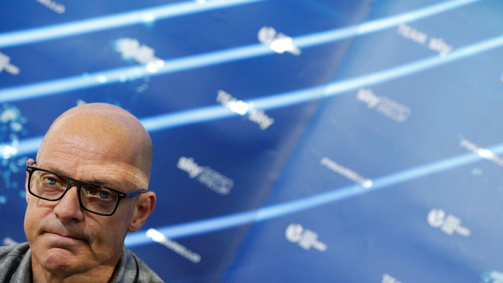 Team Sky manager Dave Brailsford: “I’m not sure they’d have liked their football players being spat at in Russia - I’m sure there would have been a word or two about that.” Photograph: Regis Duvignau/Reuters