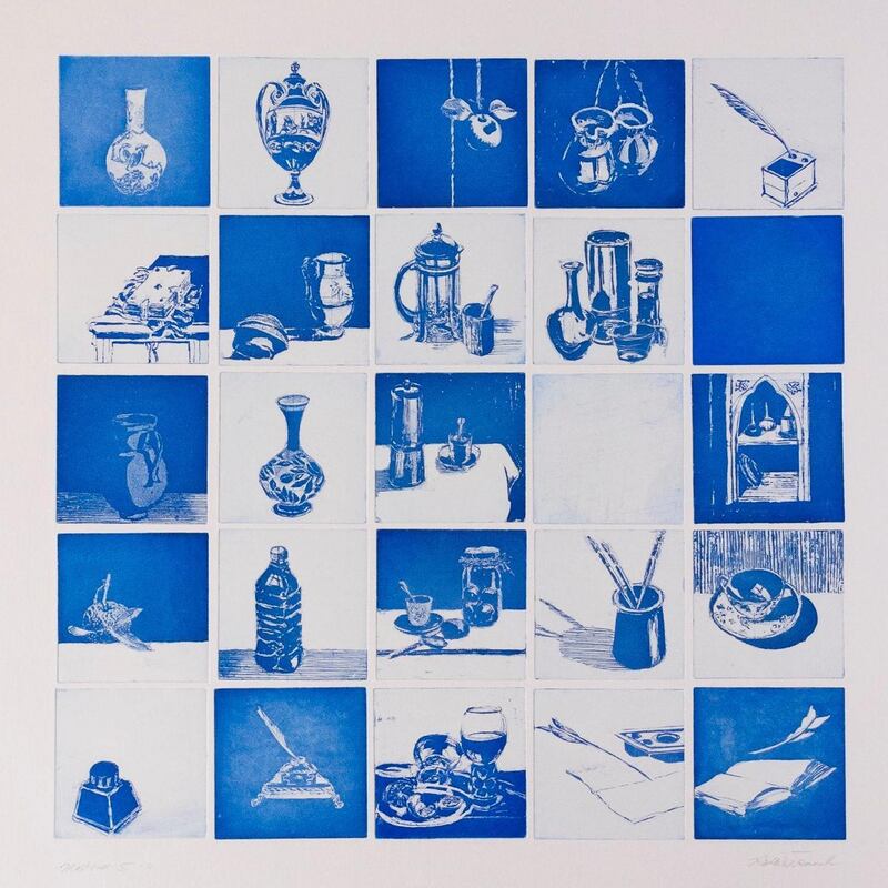 Matrix 5.4 by Ruth O’Donnell, at the Graphic Studio Gallery