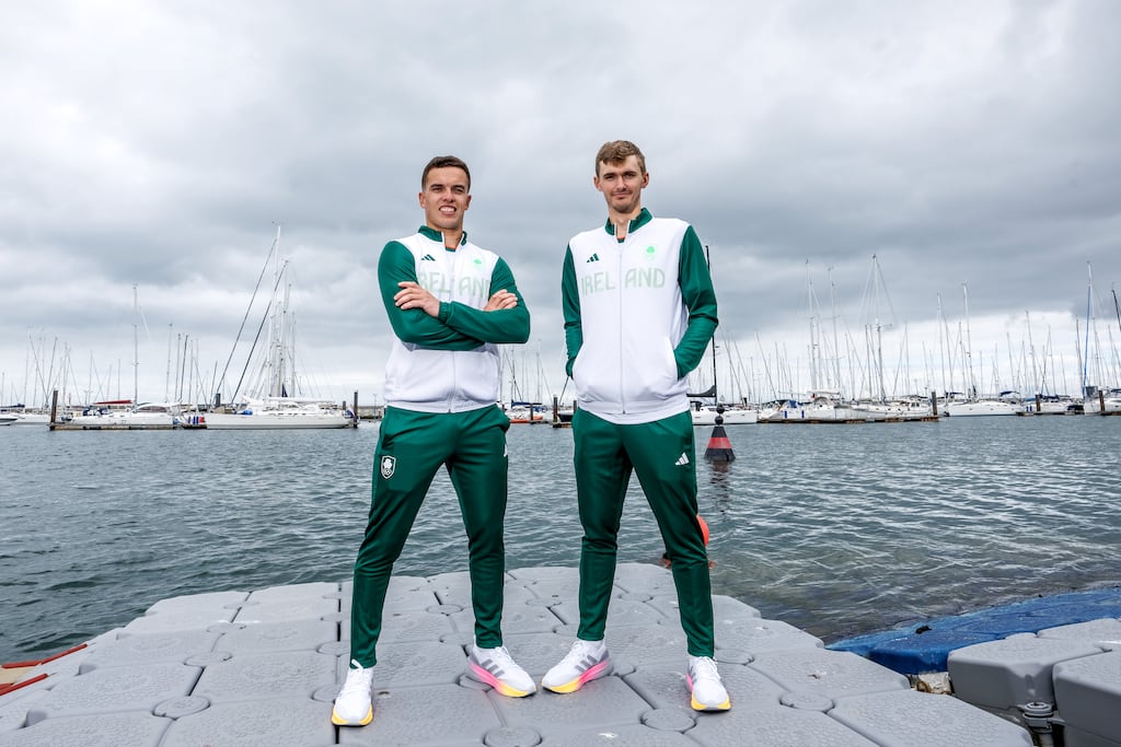 Sean Waddilove and Robert Dickson. Photograph: James Crombie/Inpho