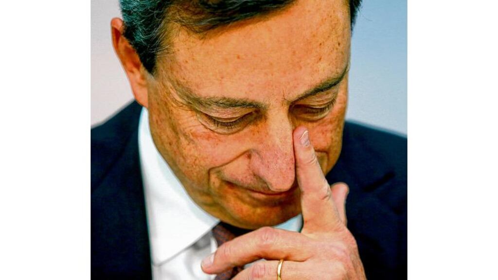 Mario Draghi: cryptic utterances on Ireland in Frankfurt on Thursday
