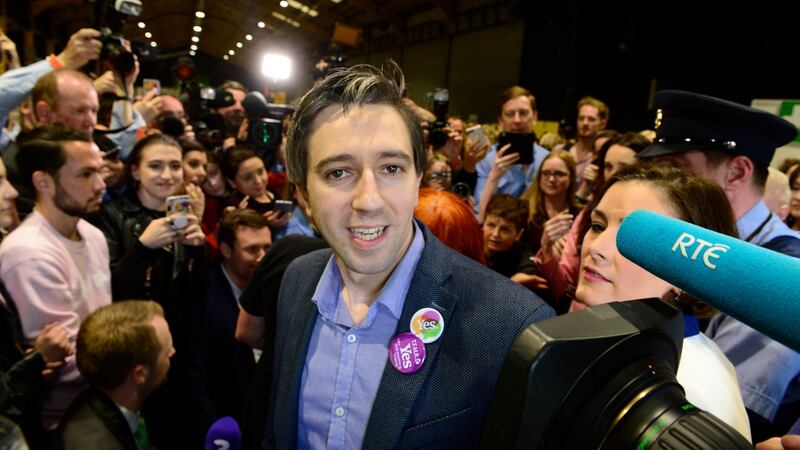 Minister for Health Simon Harris said this was an extraordinary day for Ireland and for women from across the country. Photograph: Cyril Byrne/The Irish Times