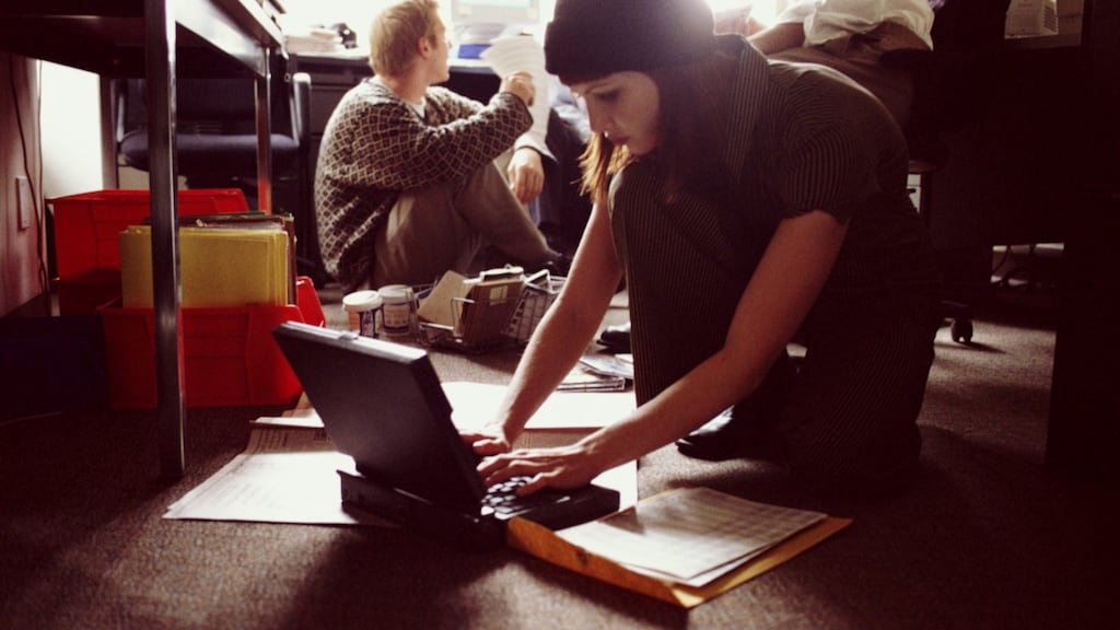 People doomed to hot-desking waste an average of two weeks a year just looking for a place to sit, one study claimed last month. Photograph: Getty