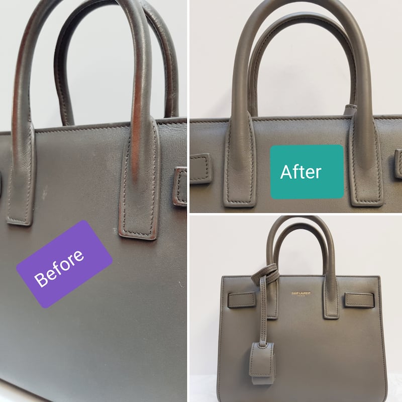 Bag repair by Andrew Farrell of Handbag Therapy