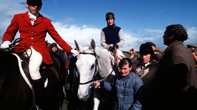 1990 Irish Grand National winner Desert Orchid. Photograph: Inpho