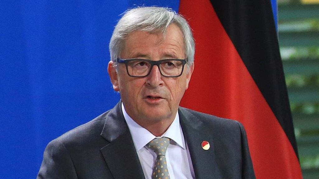 European Commission president Jean-Claude Juncker: while the commission demand for a “more ambitious” budgetary target was more implicit than explicit, the IMF offered tacit support for the plan and said it steered fiscal policy “broadly in the right direction”. Photograph: Krisztian Bocsi/Bloomberg