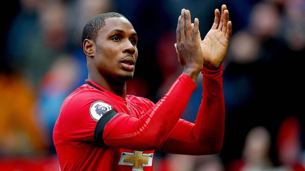 Manchester United have extended Odion Ighalo’s loan deal from Shanghai Shenhua until January 31st, the Premier League club have announced. Photo: Martin Rickett/PA Wire